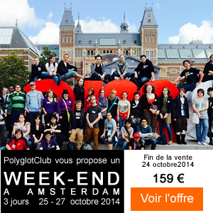 Week-end international Amsterdam du 25 au 27 octobre 2014 (3 jours)