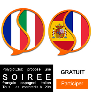 Soirée Espagnol/Italien MERCREDIS