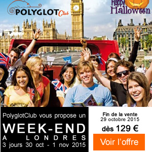 Weekend international Londres du 9 au 11 novembre 2014 (3 jours)