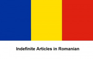 Indefinite Articles in Romanian