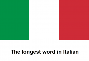 The longest word in Italian