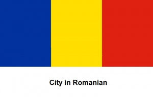 City in Romanian
