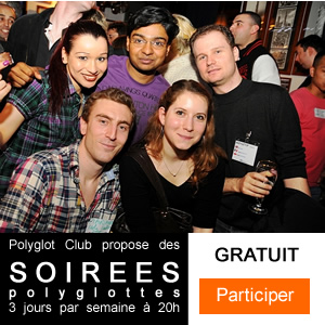 Soirées linguistiques Polyglot Club à Paris