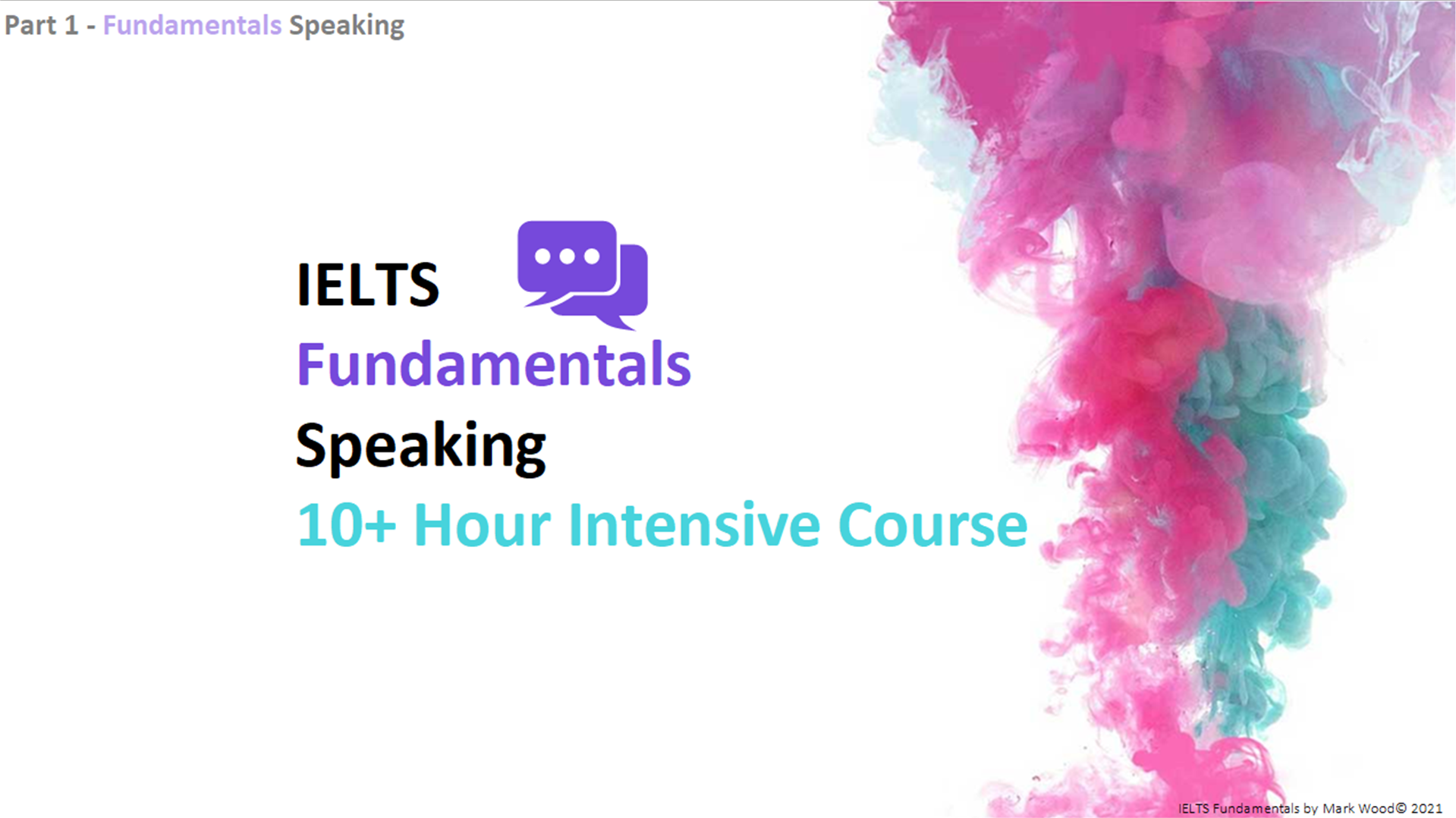 IELTS Speaking Fundamentals Course