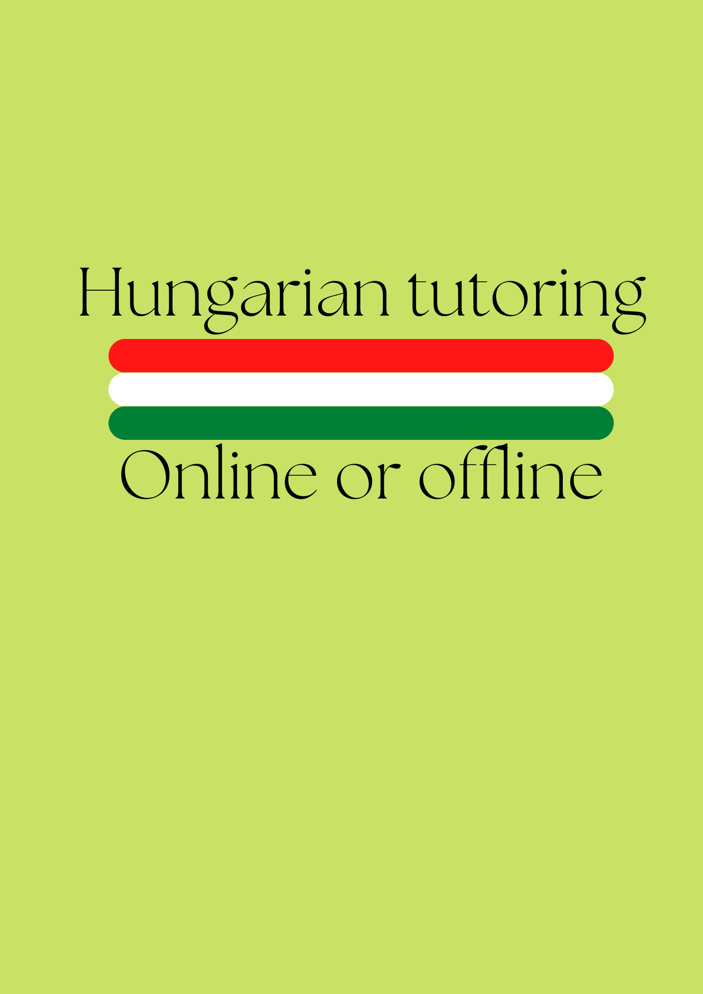 Online Hungarian tutor