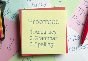 Editing & Proofreading