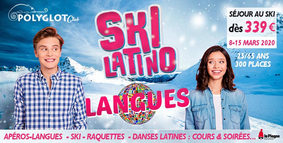 Séjour SKI LATINO + LANGUES 2020