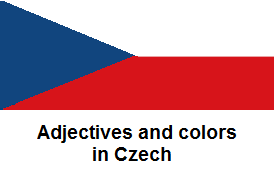 Adjectives and colors in Czech