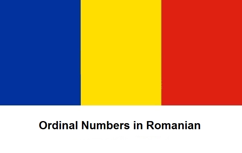Romanian grammar ordinal numbers in romanian