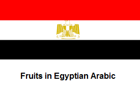 Fruits in Egyptian Arabic