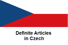 Definite Articles in Czech