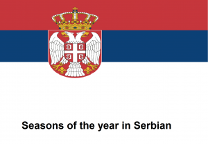 Seasons of the year in Serbian