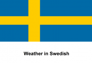 Weather in Swedish