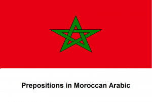 Prepositions in Moroccan Arabic