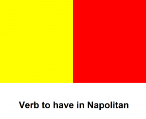 Verb to have in Napolitan