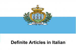 Definite Articles in Italian