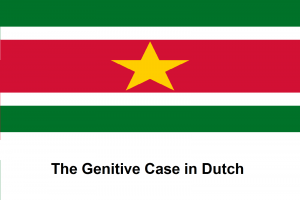 The Genitive Case in Dutch