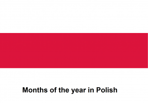 Months of the year in Polish