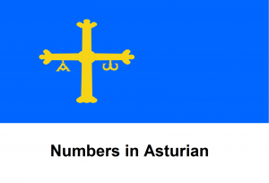Numbers in Asturian