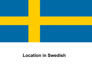 Location in Swedish