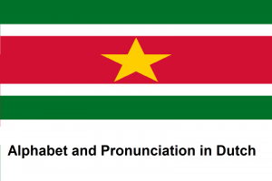 Alphabet and Pronunciation in Dutch