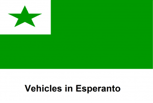 Vehicles in Esperanto