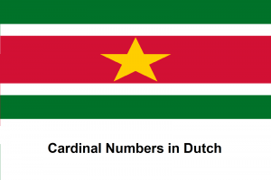 Cardinal Numbers in Dutch