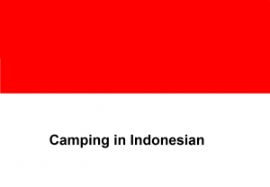 Camping in Indonesian