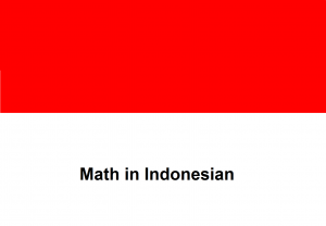 Math in Indonesian