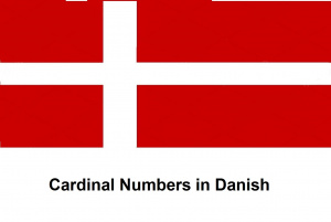 Cardinal Numbers in Danish