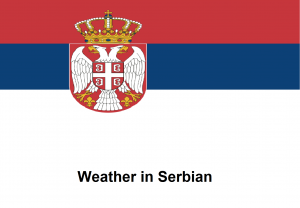 Weather in Serbian