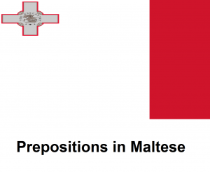 Prepositions in Maltese