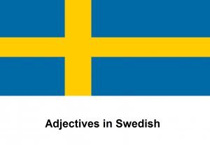 Adjectives in Swedish