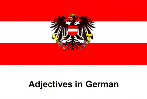 Adjectives in German