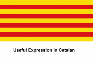 Useful Expression in Catalan