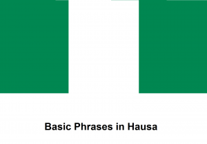 Basic Phrases in Hausa