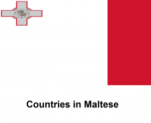 Countries in Maltese