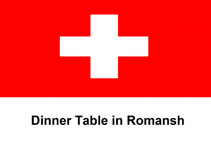 Dinner Table in Romansh