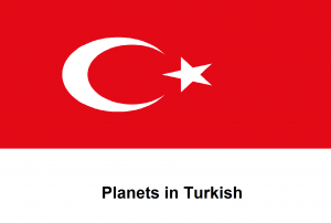 Planets in Turkish