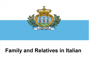 Family and Relatives in Italian