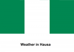 Weather in Hausa