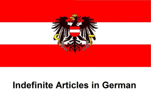 Indefinite Articles in German