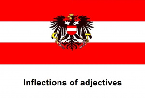 Inflections of adjectives in German
