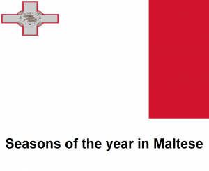 Seasons of the year in Maltese