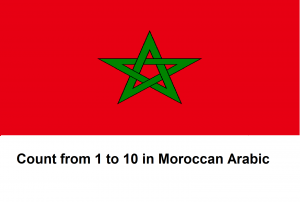 Count from 1 to 10 in Moroccan Arabic
