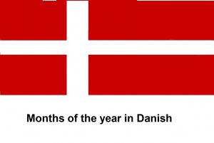 Months of the year in Danish