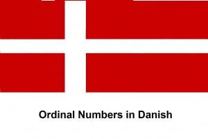 Ordinal Numbers in Danish