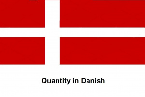 Quantity in Danish