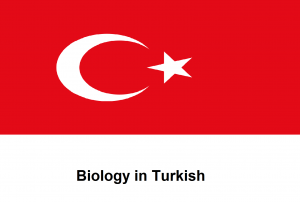 Biology in Turkish
