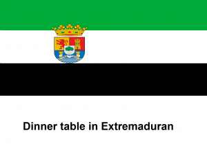 Dinner table in Extremaduran
